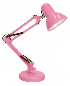 Stolní lampa AURIQ 1xE27/60W/230V růžová