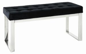 TABURETOVÁ LAVICE, kov, textil, 100/48/41 cm - Taburety, Online Only