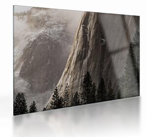 Skleněný obraz z údolí Yosemite národní parku, USA (70x50 cm)