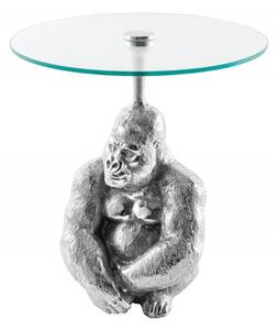 Noble Home Stříbrný odkládací stolek Kong