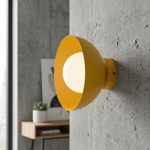 Nástěnné svítidlo BIBI K1 – oranžové, bílé sklo, 1× G9, šířka 18 cm