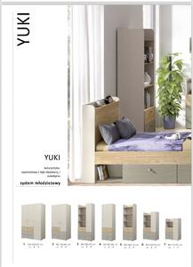Sestava Yuki Kombinace barev: Šedo-béžový/olejovaný dub/eukalyptus