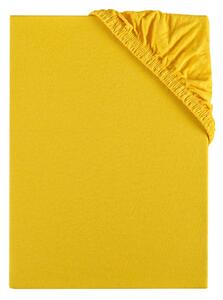 Prostěradlo světle žluté jersey EMI: Prostěradlo 120x200