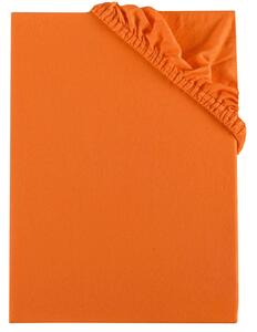Prostěradlo oranžové jersey EMI: Prostěradlo 80x200
