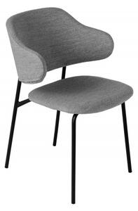 Jídelní židle TRACY greige/černá colin bouclé Nábytek | Jídelní prostory | Jídelní židle | Všechny jídelní židle
