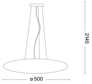 Ideal Lux - Lustr na lanku SMARTIES 3xE27/42W/230V 50 cm bílá