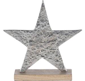 Eglo 427112 - Vánoční dekorace BALIGUIAN 21x20,5 cm hvězda/stříbrná