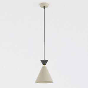 Závěsné svítidlo KLEVER 1 – moka / černé, 1× E14, šířka 16 cm