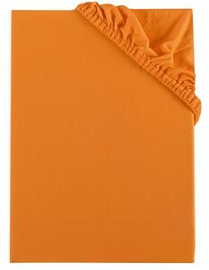 Plachta ložní oranžová Superstretch EMI: Prostěradlo 90(100)x200