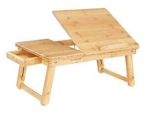 STŮL NA NOTEBOOK, přírodní barvy, světle hnědá, 66-75/35/21-29 cm Boxxx, Online Only