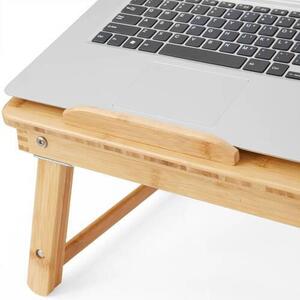 STŮL NA NOTEBOOK, přírodní barvy, světle hnědá, 66-75/35/21-29 cm Boxxx - Online Only psací stoly, Online Only
