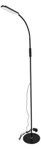 LED Stmívatelná stojací lampa TEILO LED/10W/230V 3000/4000/6500K černá + DO