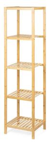 Bambusový koupelnový regál v přírodní barvě 37x140 cm Skaren – Bonami Essentials