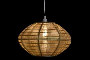 Stropní světlo DKD Home Decor Přírodní Zlatá Kaštanová Bambus 50 W (42 x 42 x 26 cm)