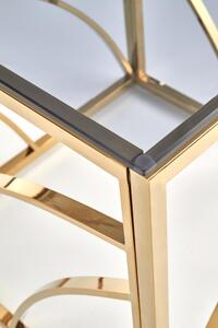 Konferenční stolek UNIVERSE čtverec zlatý +