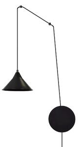 Závěsné svítidlo ABRAMO 1 – černé, 1× E27, šířka 29 cm