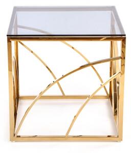 Konferenční stolek UNIVERSE čtverec zlatý +