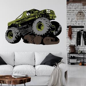 INSPIO-textilní přelepitelná samolepka - INSPIO - výroba dárků a dekorací - Samolepky na zeď - Monster Auto