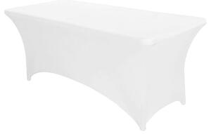 ModernHOME Univerzální ubrus na cateringový stůl 180 cm bílý elastický HTSP6FT WHITE