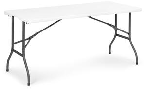 ModernHOME Zahradní banketový skládací stůl 153cm - bílý HTF153