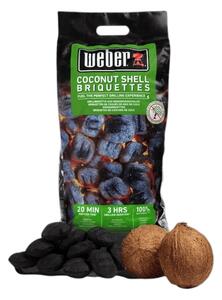 Weber Eko brikety z kokosových skořápek, 8 kg