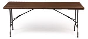 ModernHOME Zahradní banketový stůl skládací 180cm, dekor dřeva