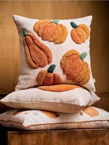 Sinsay - Povlak na polštář s motivem dýně - krémová