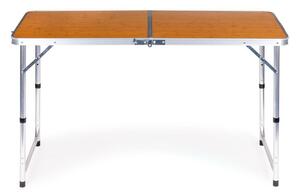 ModernHOME Kempingový stůl skládací stůl imitace dřeva