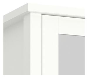 Bílá šatní skříň se zrcadlem 89x195 cm Tromsö - Tvilum