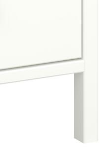 Bílá šatní skříň se zrcadlem 89x195 cm Tromsö - Tvilum