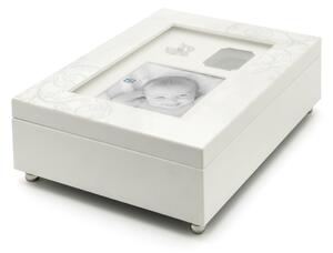 Zilverstad Bílá hrací krabička na vzpomínky Baby