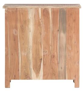 Masivní komoda Wakefield z recyklovaného dřeva, lakovaná, vícebarevná – 85×42×90 cm