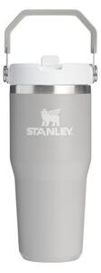 Světle šedá termoska z nerezové oceli 410 ml IceFlow™ Flip Straw 2.0 Tumbler Ash – Stanley