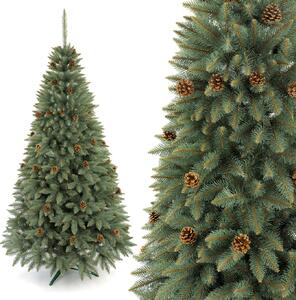 Vánoční stromek Smrk stříbrný se šiškami 120 cm