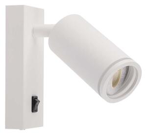 Nástěnné bodové svítidlo s vypínačem 1xGU10/35W/230V bílá