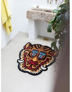 Ručně tkaný vlněný koberec Tiger Face