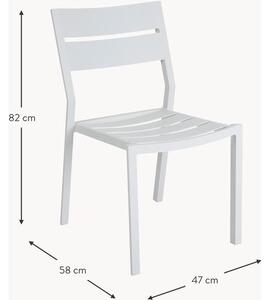 Stohovatelné zahradní židle Delia, 2 ks