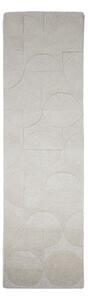 Slonovinový ručně tkaný vlněný běhoun 60x230 cm Gigi – Flair Rugs