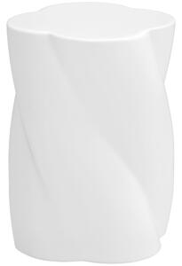 Keramická spirálová stolička Outsunny s nosností 120 kg Ø33 x 45 cm, odolná vůči povětrnostním vlivům, zahradní stolička s víkem, vedlejší stůl, květi