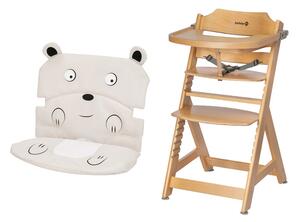 Safety 1st Dětská rostoucí jídelní židlička Toto se sedákem, přírodní, medvěd (800005832)