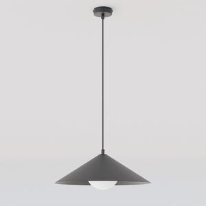 Závěsné svítidlo MONO 1M – černé, opálové sklo, 1× E14, šířka 40 cm