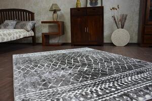 Dywany Lusczow Kusový koberec SHADOW 9890 vizon / černý