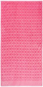 OSUŠKA NA PLÁŽ, 90/180 cm, růžová, pink Esposa - Plážové osušky