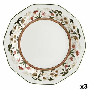 15665 Servírovací podnos Queen´s By Churchill Assam Kulatý Bílý Keramický Keramički pribor za jelo (3 kusů)