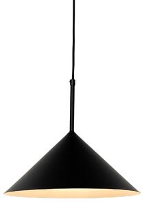 Designová závěsná lampa černá - Triangolo
