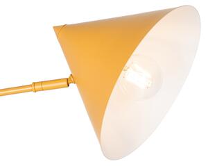 Designové nástěnné svítidlo žluté nastavitelné - Triangolo