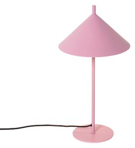 Designová stolní lampa růžová - Triangolo