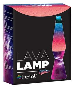Lávová Lampa iTotal Modrý Růžový Sklo Plastické 40 cm
