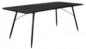 DUTCHBONE ROGER BLACK jídelní stůl 180 x 90 cm
