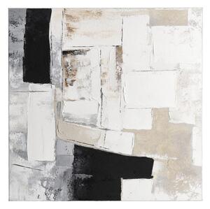 Tištěný/s ručně malovanými prvky obraz na plátně 80x80 cm Crown – Bizzotto